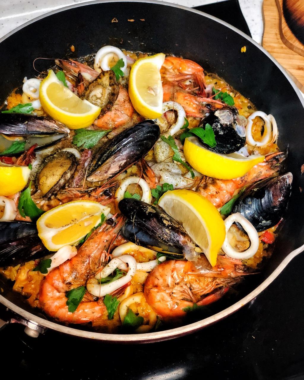 【曼食慢语】Seafood Paella 西班牙海鲜饭