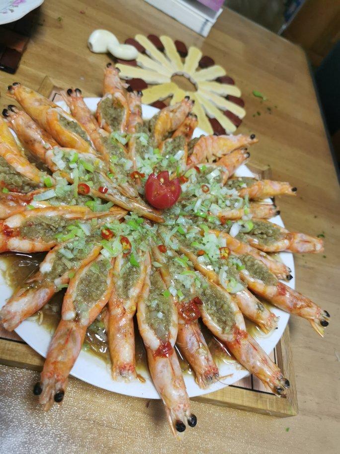 蒜蓉粉丝蒸虾