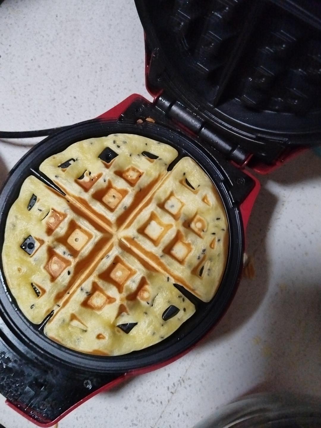 拒绝泡打粉的华夫饼方子