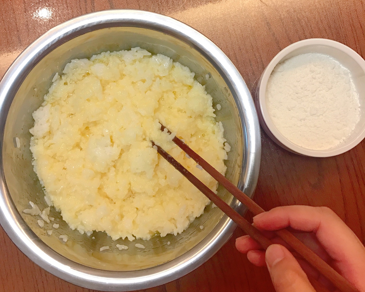 炸米饭的做法 步骤2