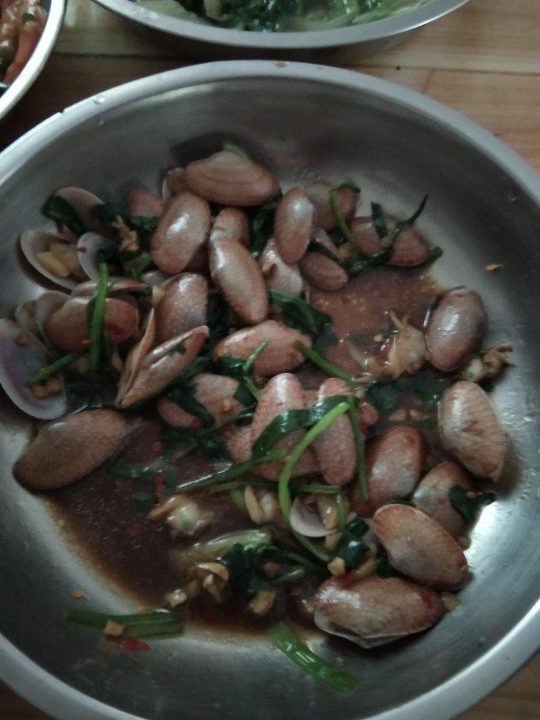 香辣炒花甲