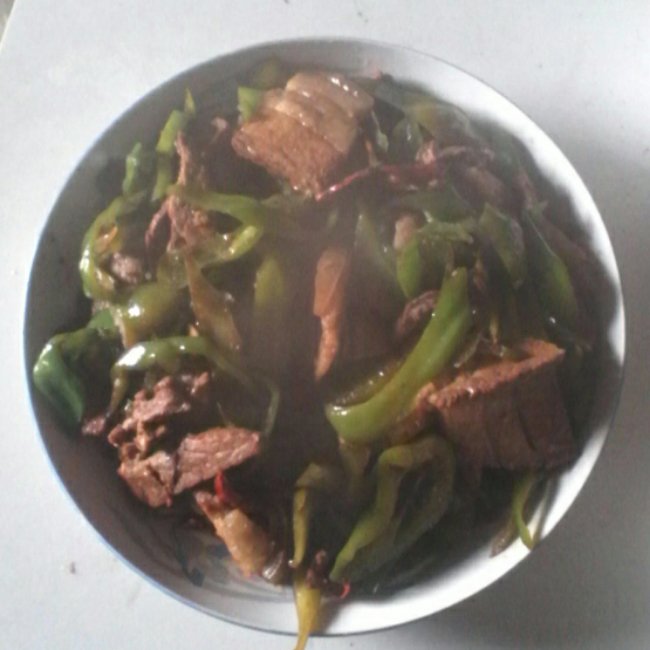青椒炒肉