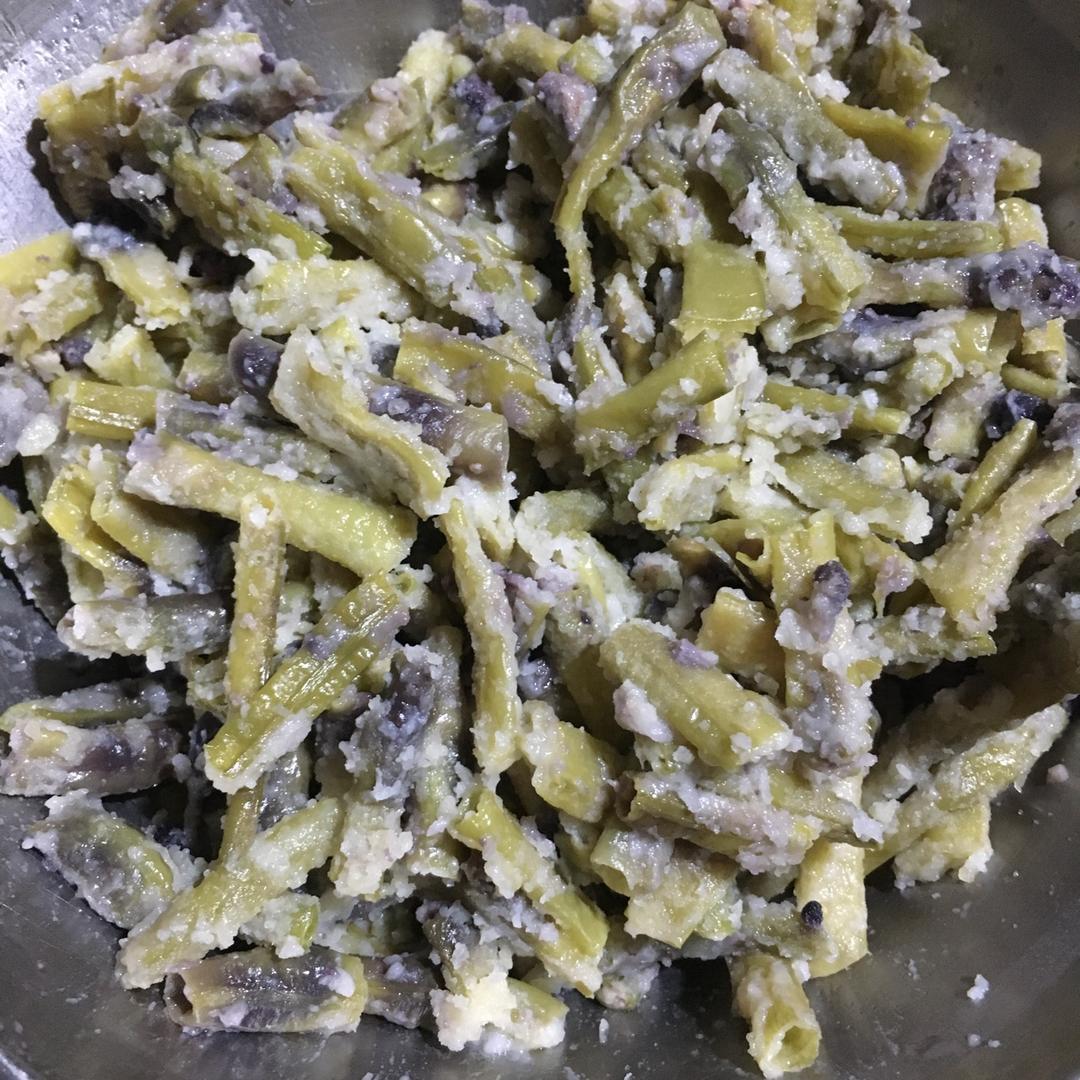 蒸豆角