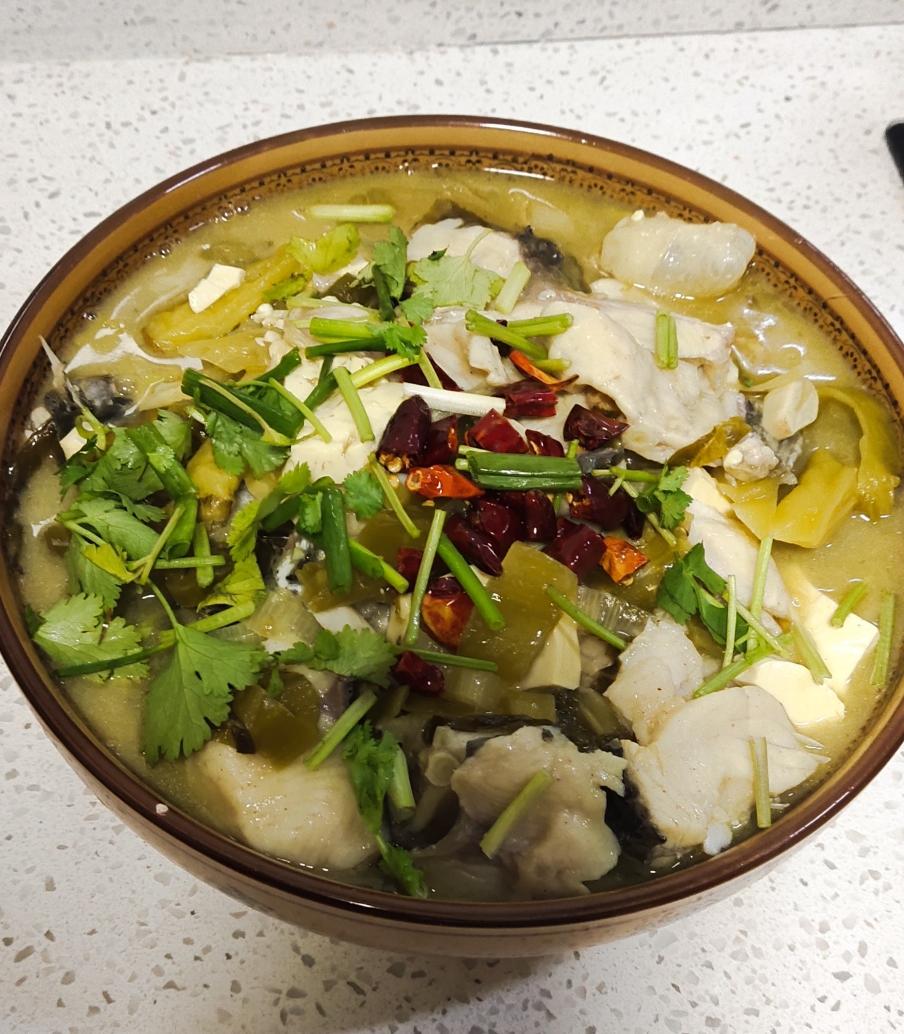 家庭版酸菜鱼