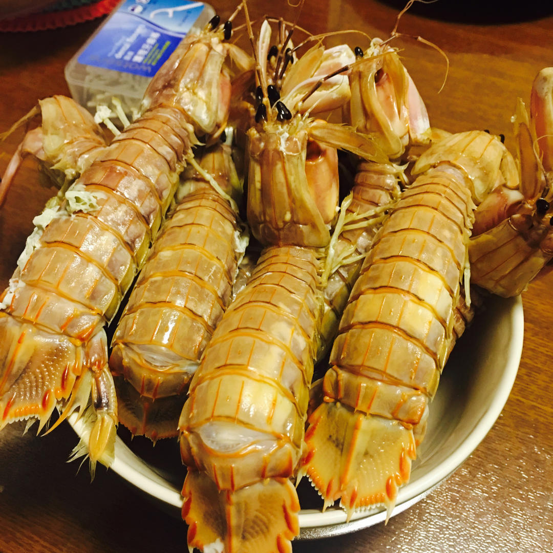 sherrysky做的清蒸皮皮虾