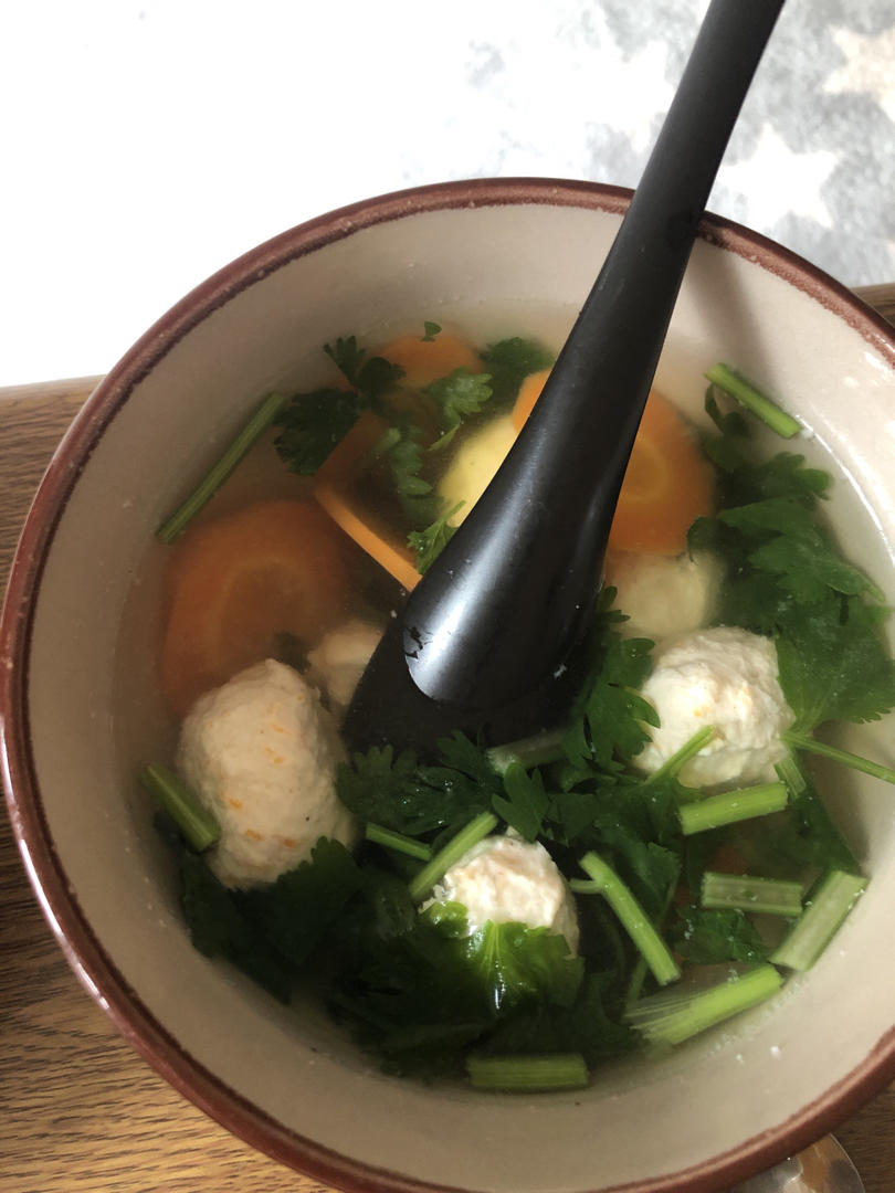 健康鸡肉丸子冬瓜汤