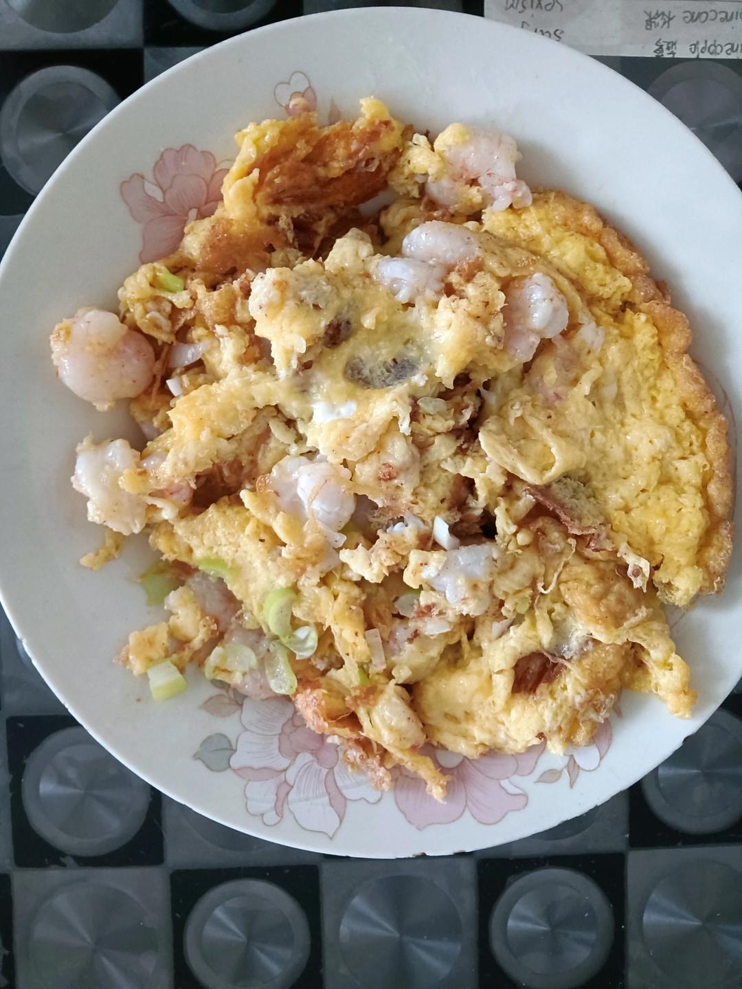 虾仁滑蛋