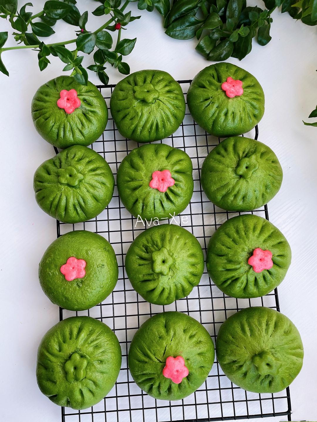 菠菜肉包~把整个春天吃进肚子的感觉的做法