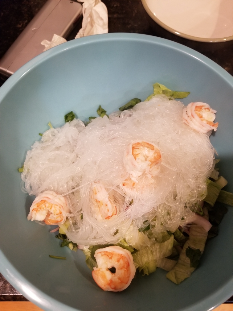 獨一無二，好吃的泰式蝦粉絲沙拉的做法 步骤5