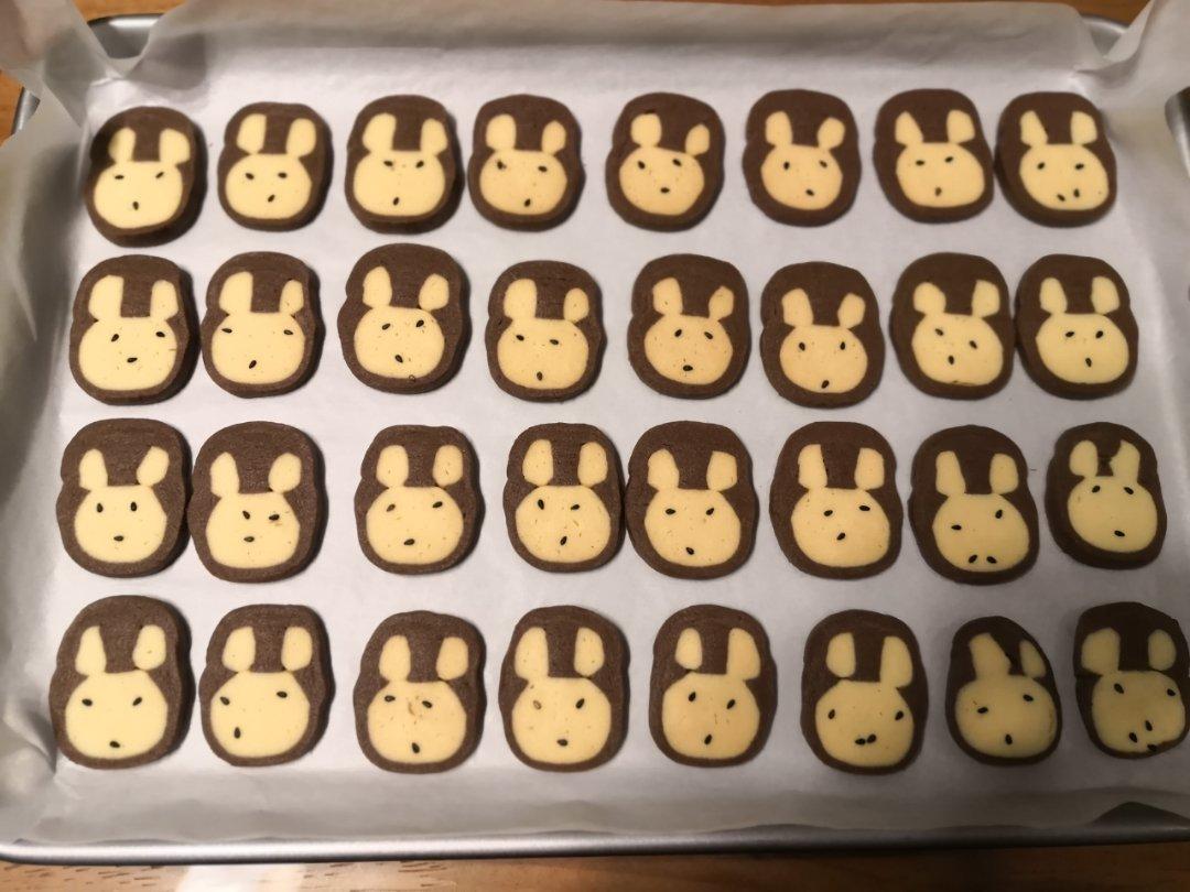 抹茶小兔子饼干