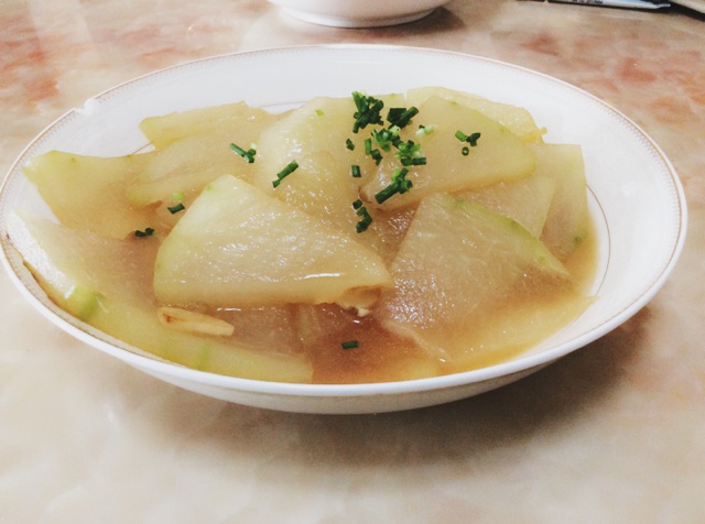 蚝油焖冬瓜