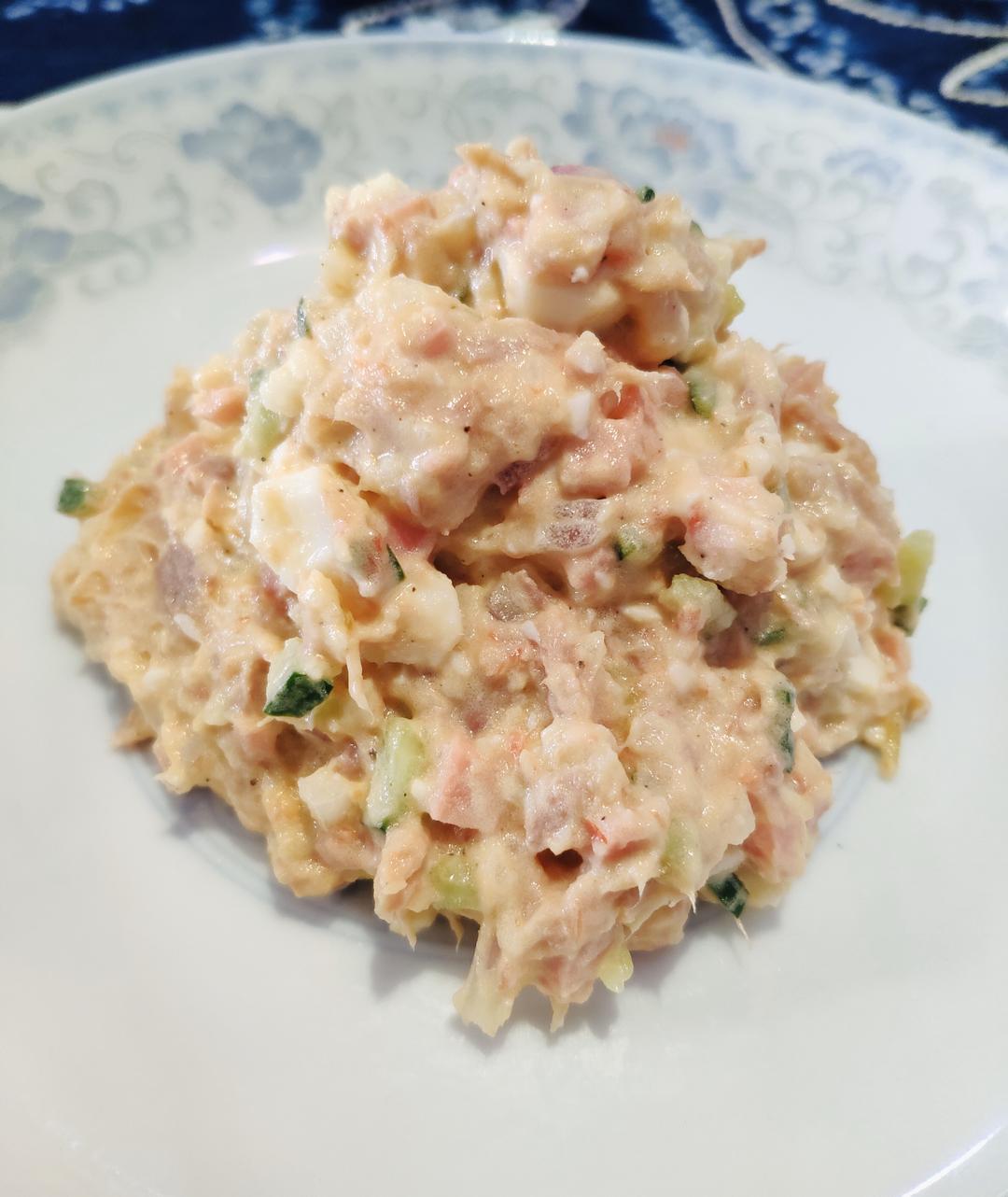 吃一口，超治愈的土豆泥沙拉的做法 步骤17