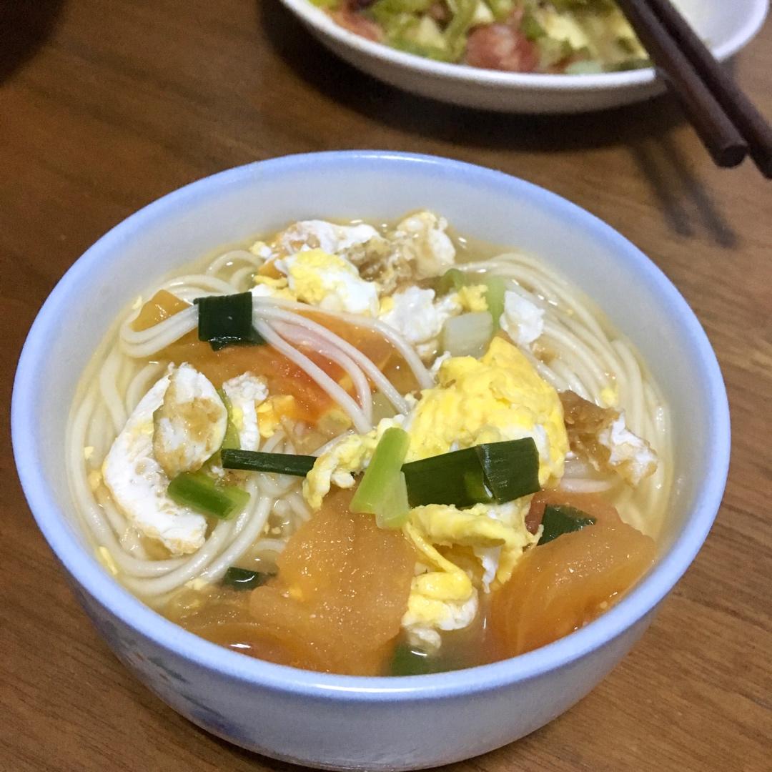 西红柿鸡蛋面