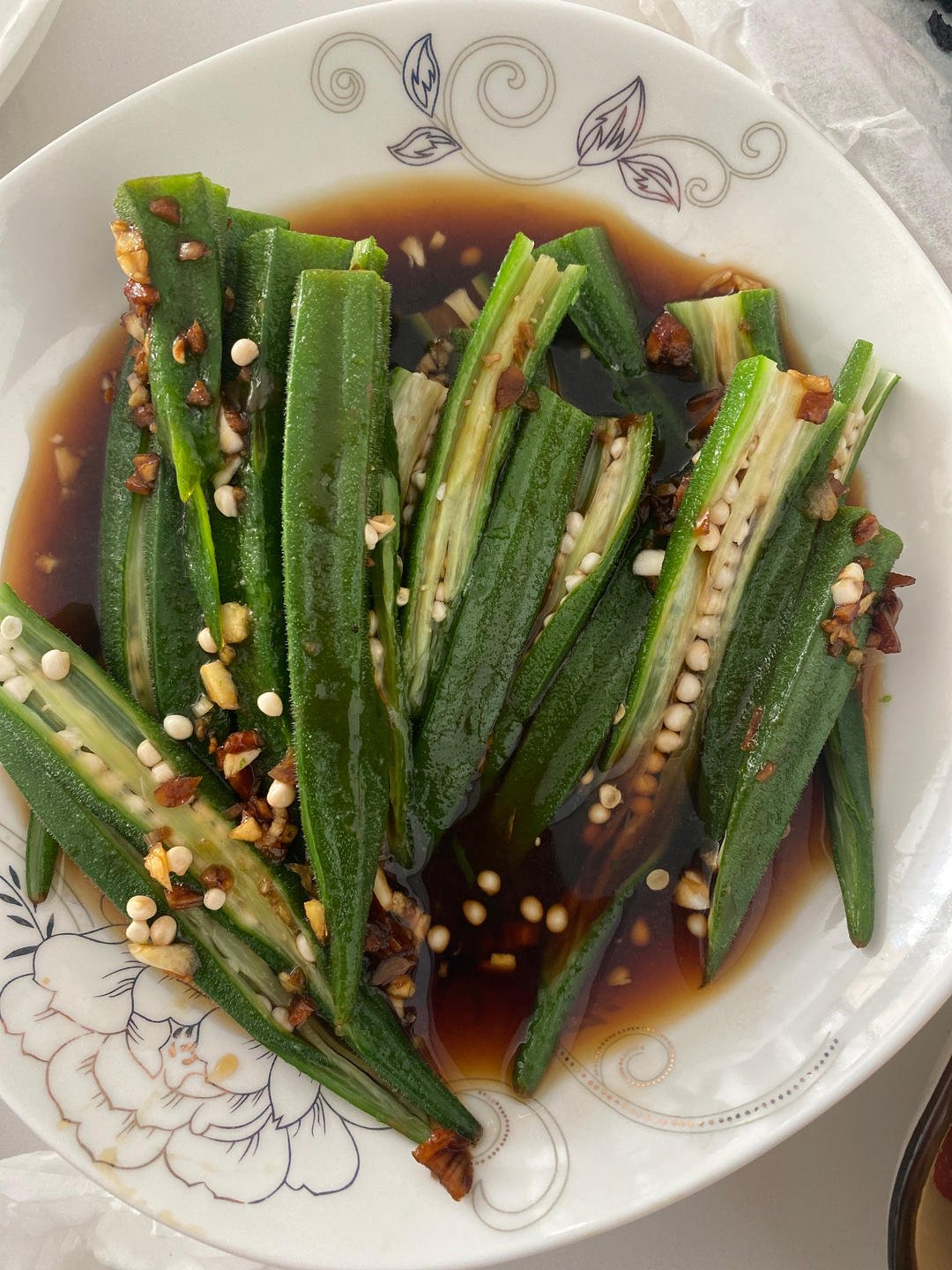 减脂营养健康|白灼秋葵|