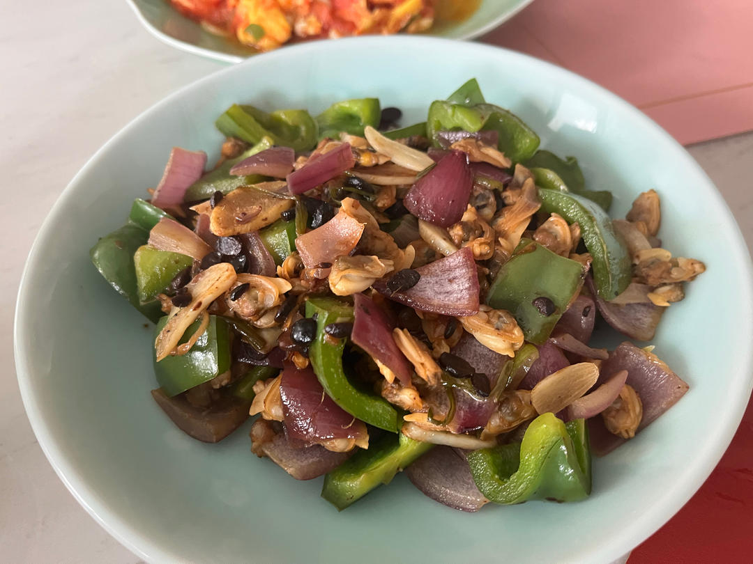 三分钟快手菜-豉椒炒花甲肉