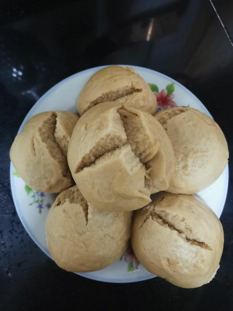 妥妥的红糖开花馒头