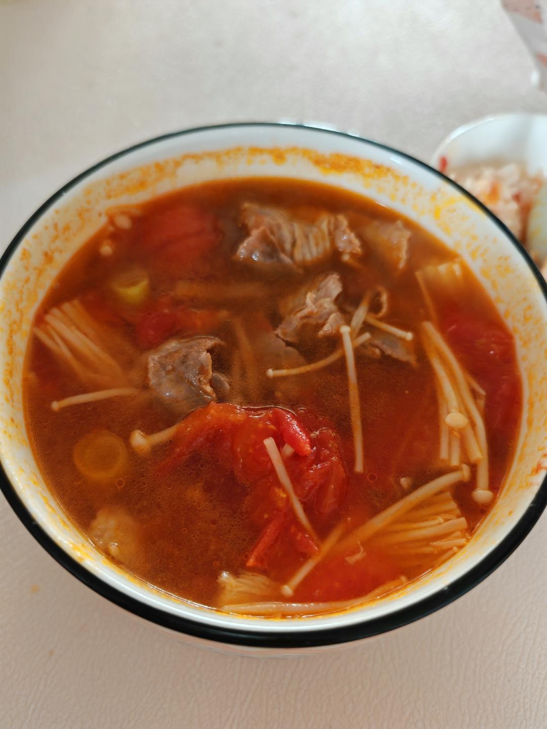 无敌下饭的番茄金针菇肥牛‼️做法简单0失败