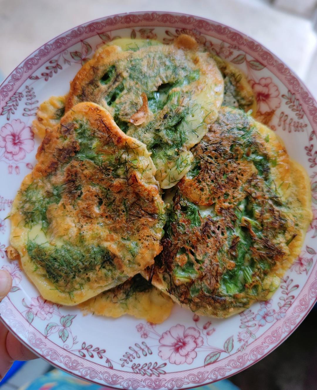 茴香煎饼