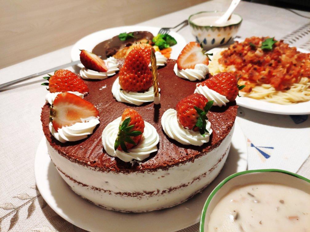 视频菜谱:红丝绒裸蛋糕6寸