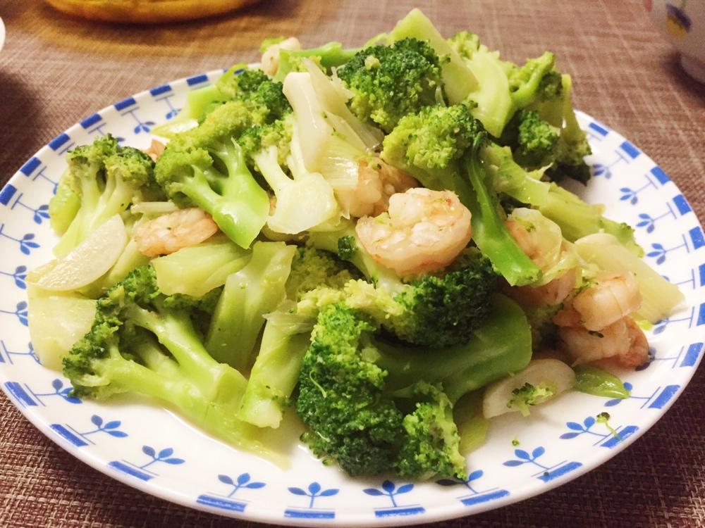 西兰花炒虾仁🍤
