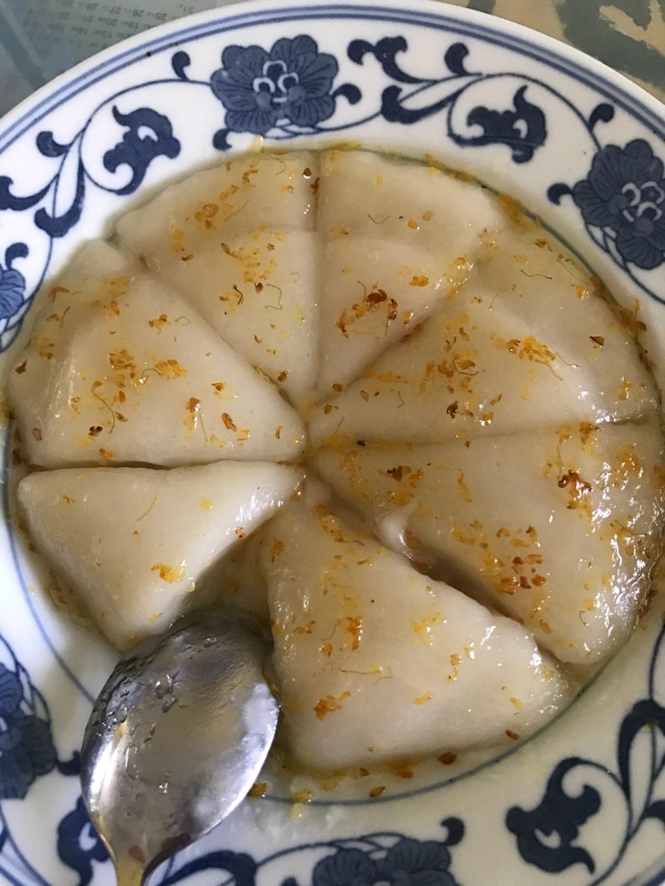 水晶桂花糕