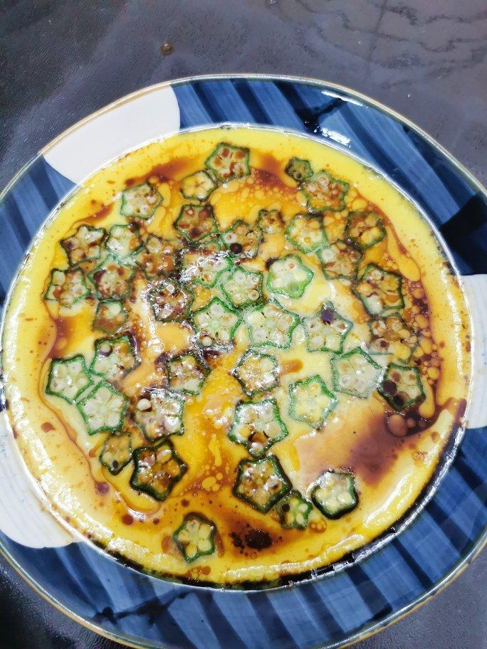 颜值控-做一朵开在碗里的花秋葵蒸水蛋