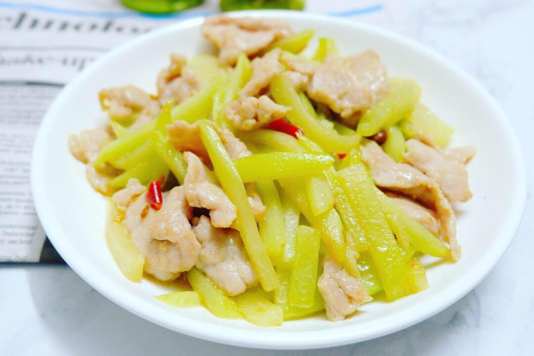 名公子做的佛手瓜炒肉