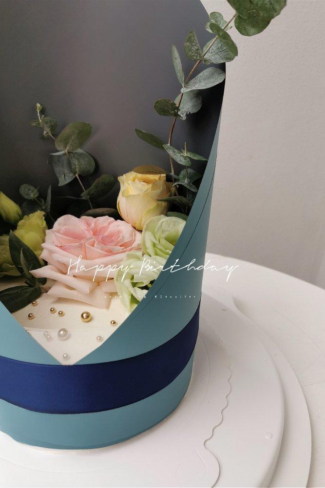 鲜花蛋糕