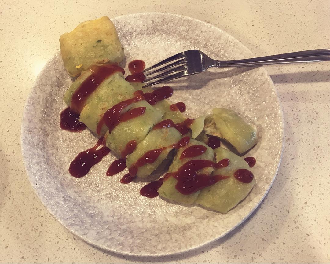 早餐来不及吗 快手葱蛋饼 台式古早味蛋饼 的做法步骤图 Cindy手作 下厨房