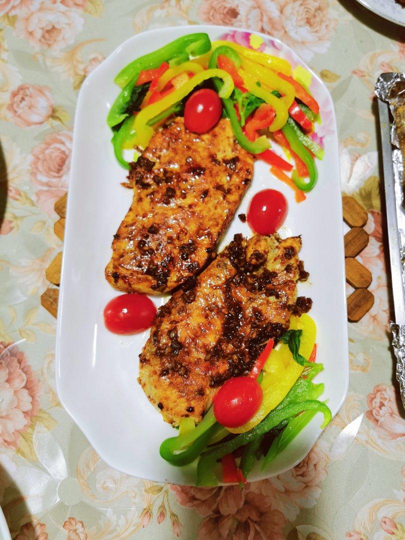 减脂蜂蜜煎鸡胸