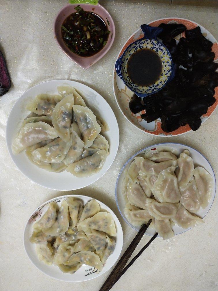 肉太贵了，还是吃素饺子吧🤣