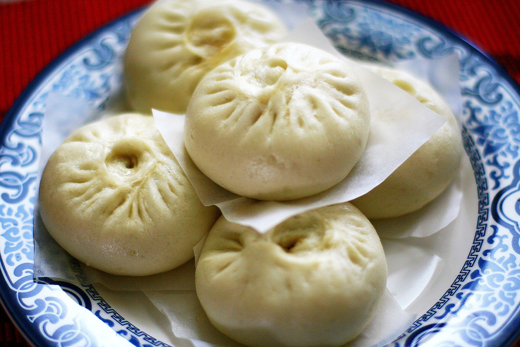 扁豆酱肉柳叶包——大白胖子