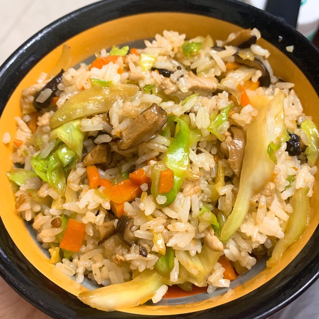 潮汕特色包菜炒饭