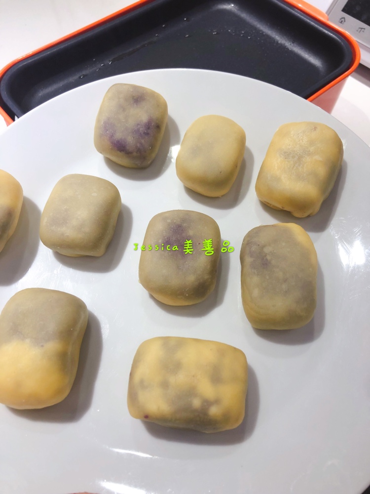 小美版紫薯仙豆糕的做法 步骤7