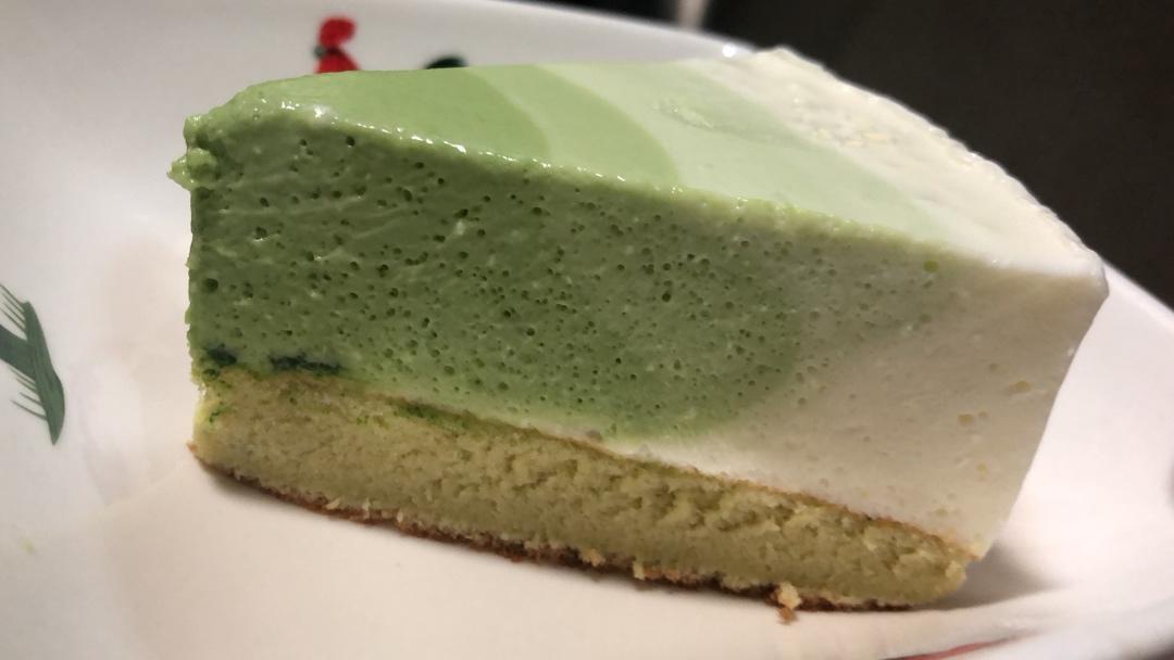 渐变抹茶慕斯蛋糕：我Amanda带着既美又作的抹茶甜点又来了！【曼食慢语】