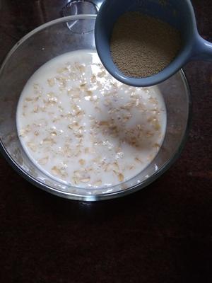 奶香燕麦馒头的做法 步骤2