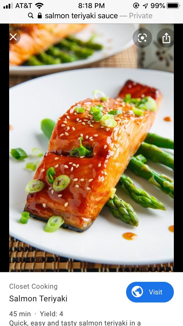 10分钟照烧三文鱼