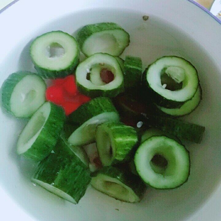 瘦身燃脂黄瓜圈