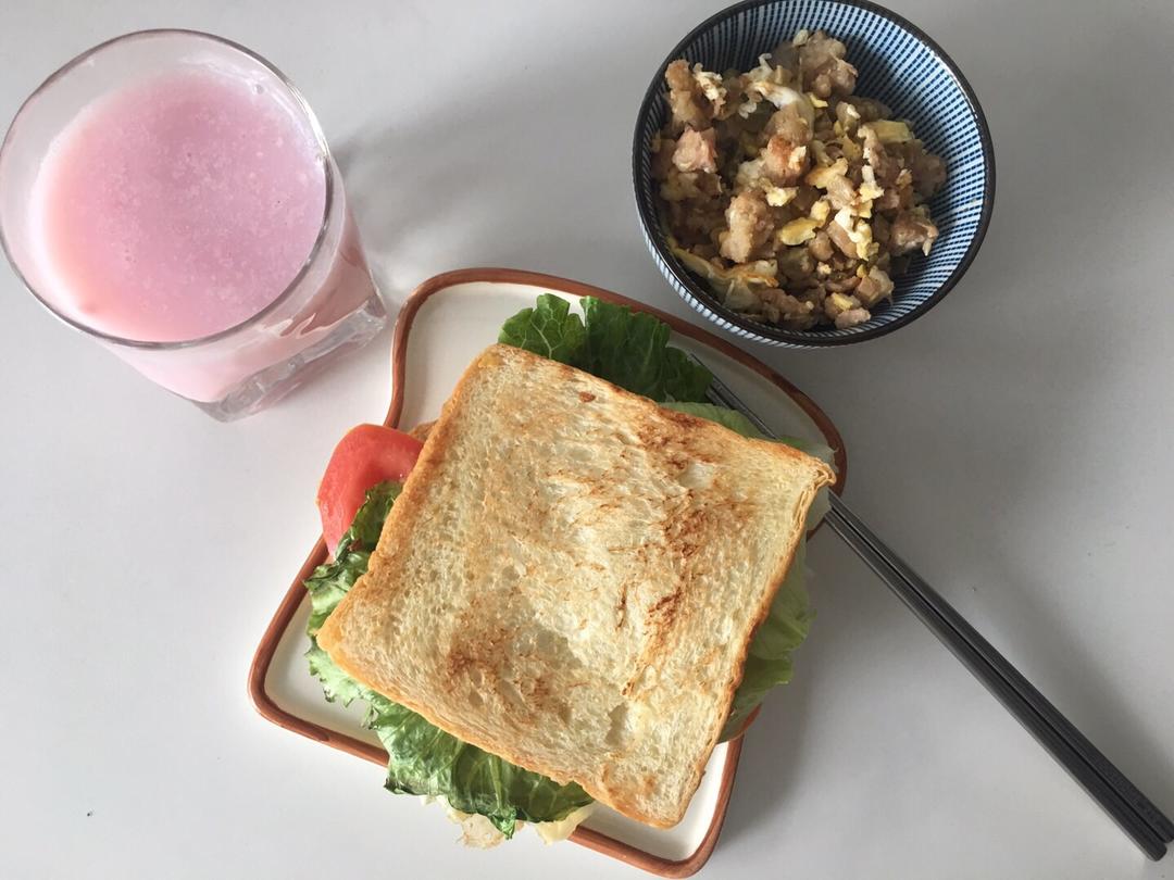 纯奶手撕吐司的做法 步骤1