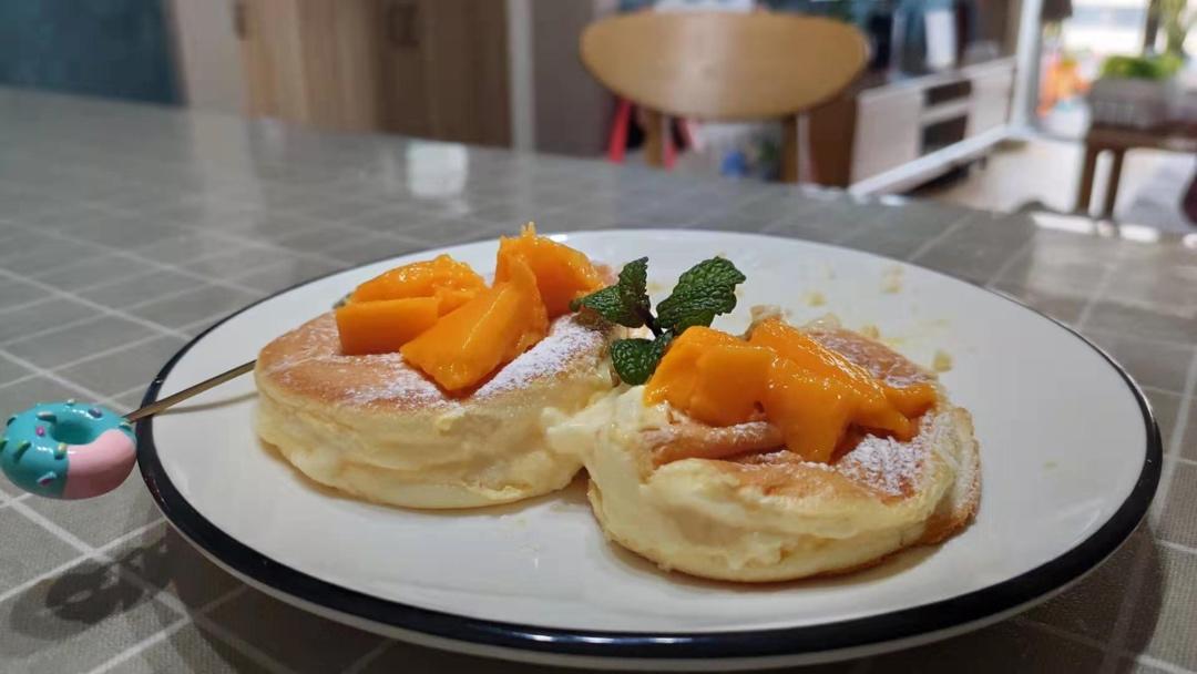 原味无油日式舒芙蕾厚松饼