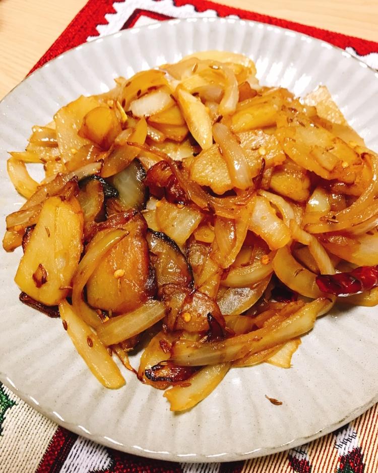 孜然洋葱土豆片