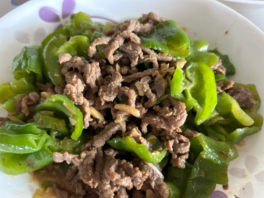 青椒炒牛肉