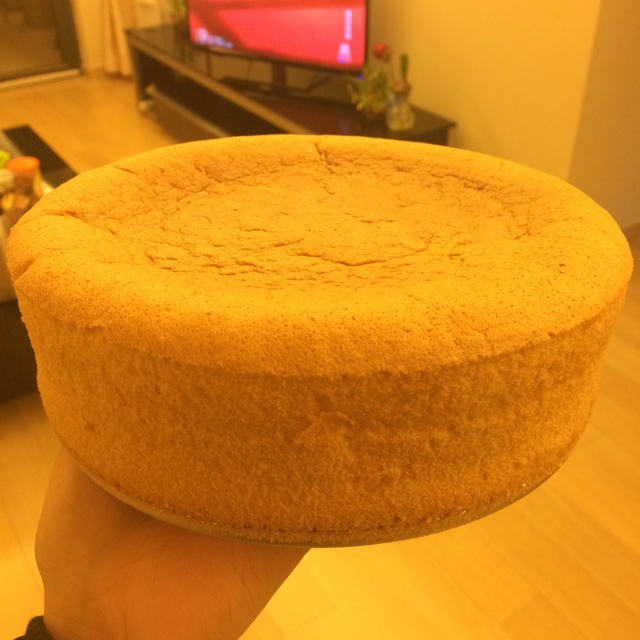 6寸原味戚风蛋糕