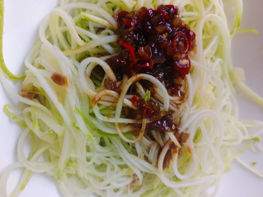 一定要试试的清新爽口凉拌西葫芦