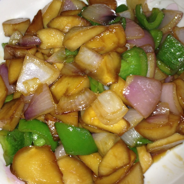 三杯杏鲍菇