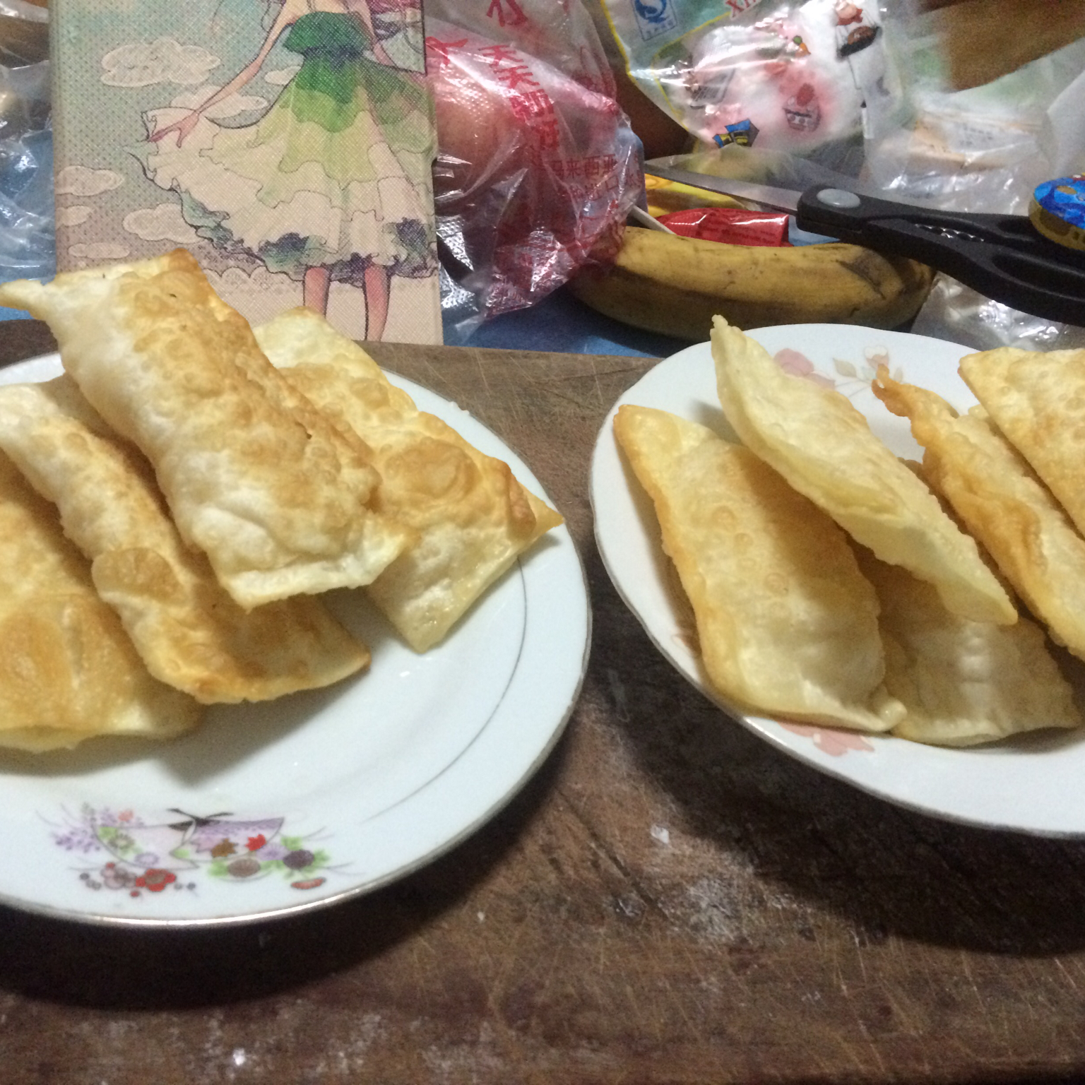 苹果派（馄饨皮版，三种做法）