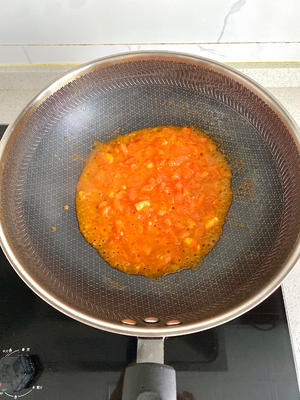 西红柿肉末酱拌面的做法 步骤6