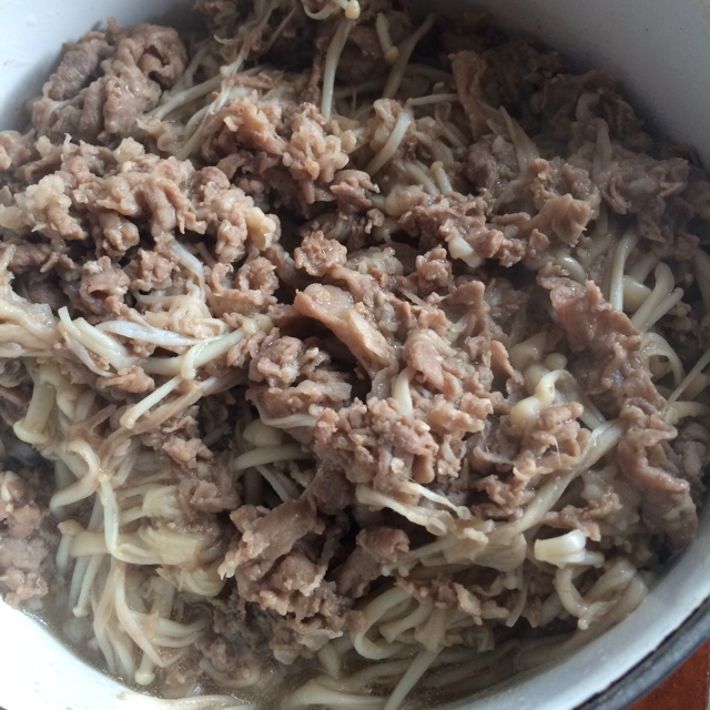 懒人版日式金针菇肥牛