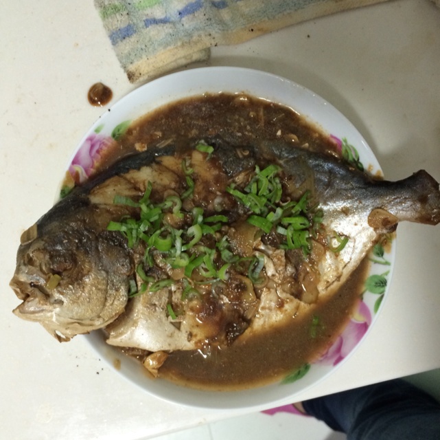 家常红烧鲳鱼
