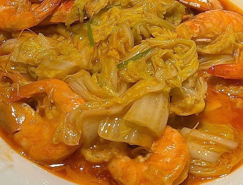 大虾烧白菜